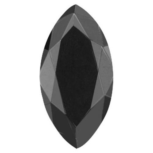Marquise Cut Black Diamond